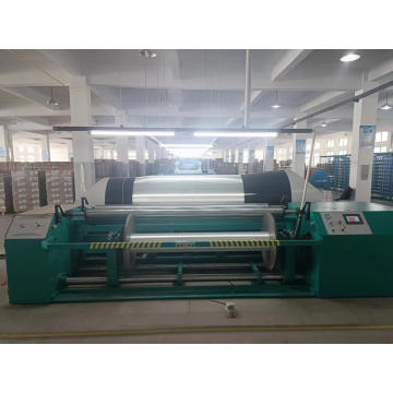 Sectional split warping machine